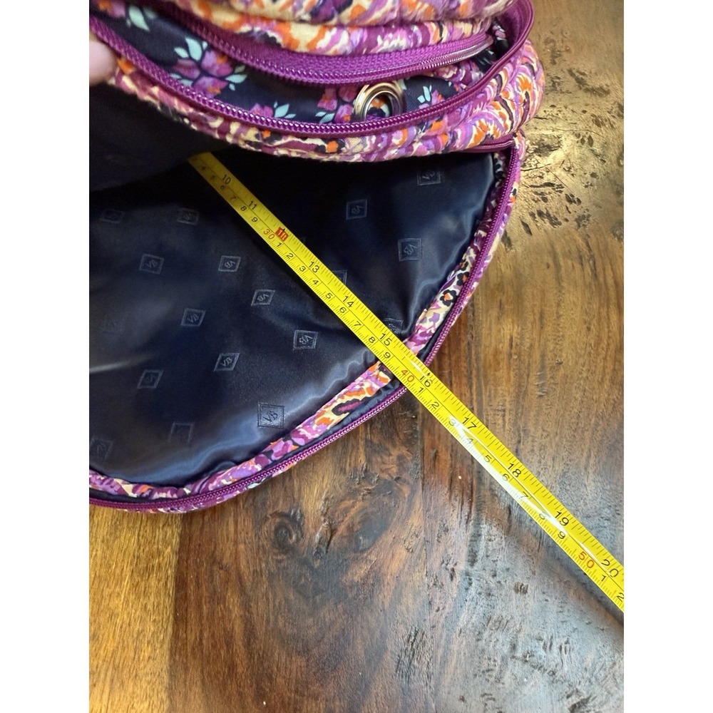 Vera Bradley Backpack Purple Paisley - Picture 5 of 8